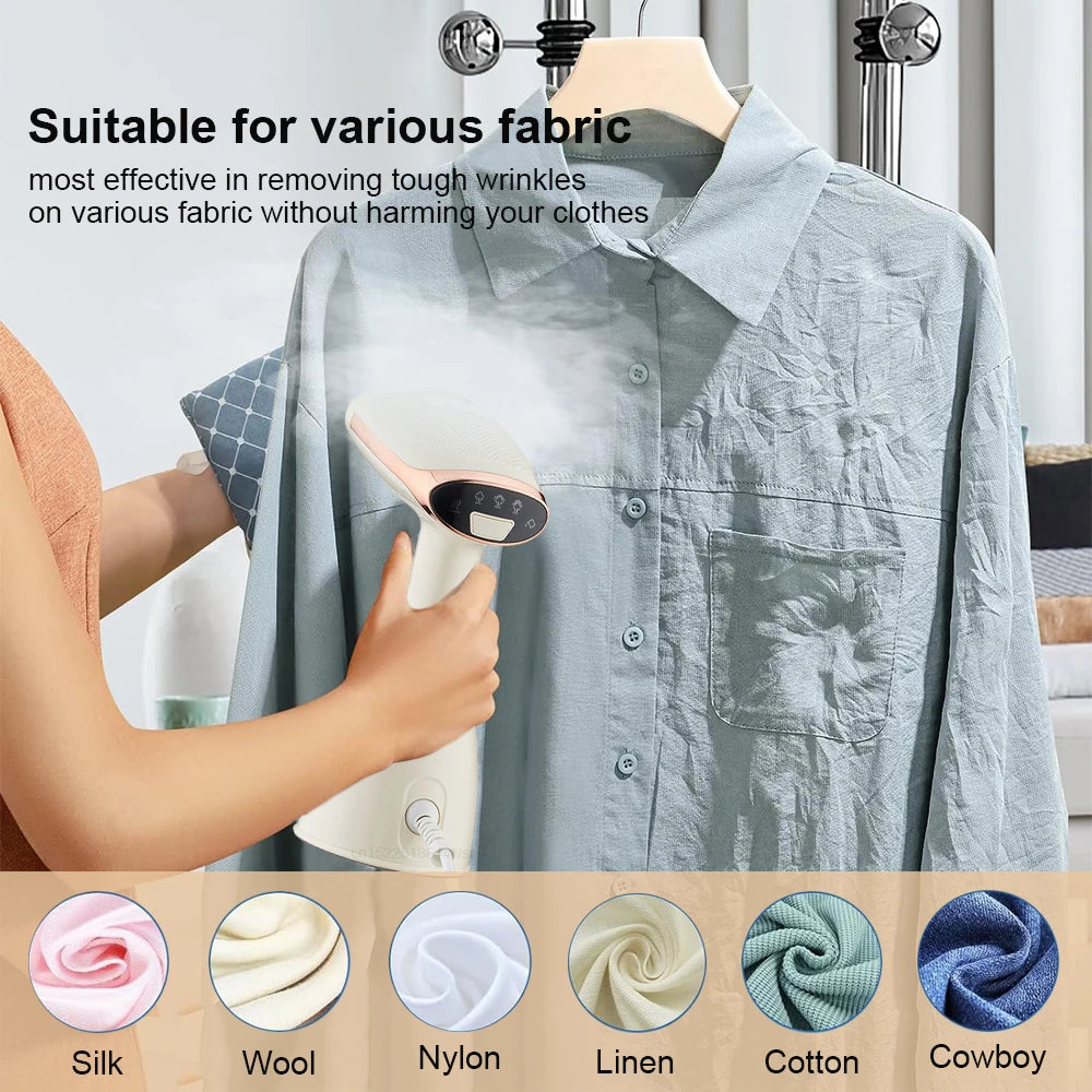 Steam Iron Portable Garment Steamer for Clothes Electric Handheld Garment Steamer Small Iron Steam Cleaner for Home Travel