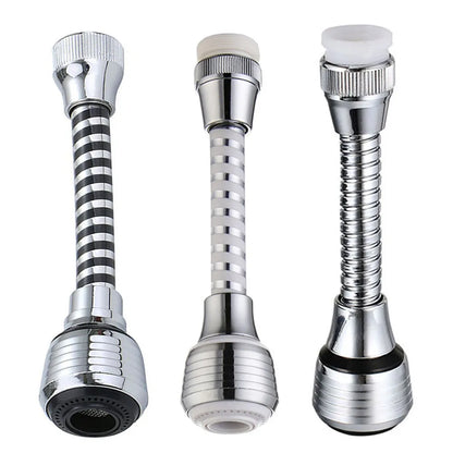 360 Universal Faucet Extender Aerator Faucet Attachment Extension Tubes Water Tap Sprayer Kitchen Sink Accessories